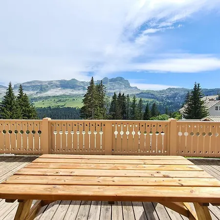 Confortable Avec Poele Et Terrasse, 3 Chambres, Garage, Animaux Admis - Fr-1-425-198 Araches-la-Frasse